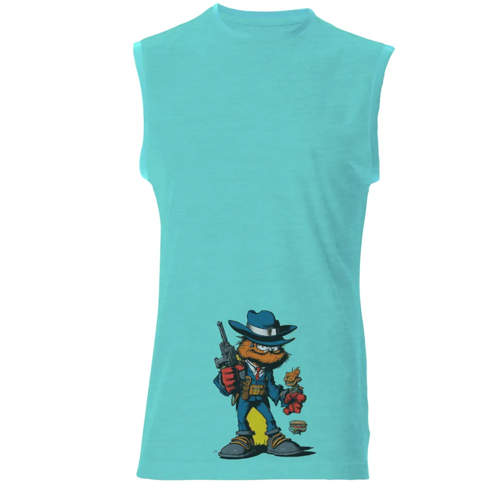 Shirts Graphic Tees | Cool Gangster Mascot Design| Humorous T-shirt design