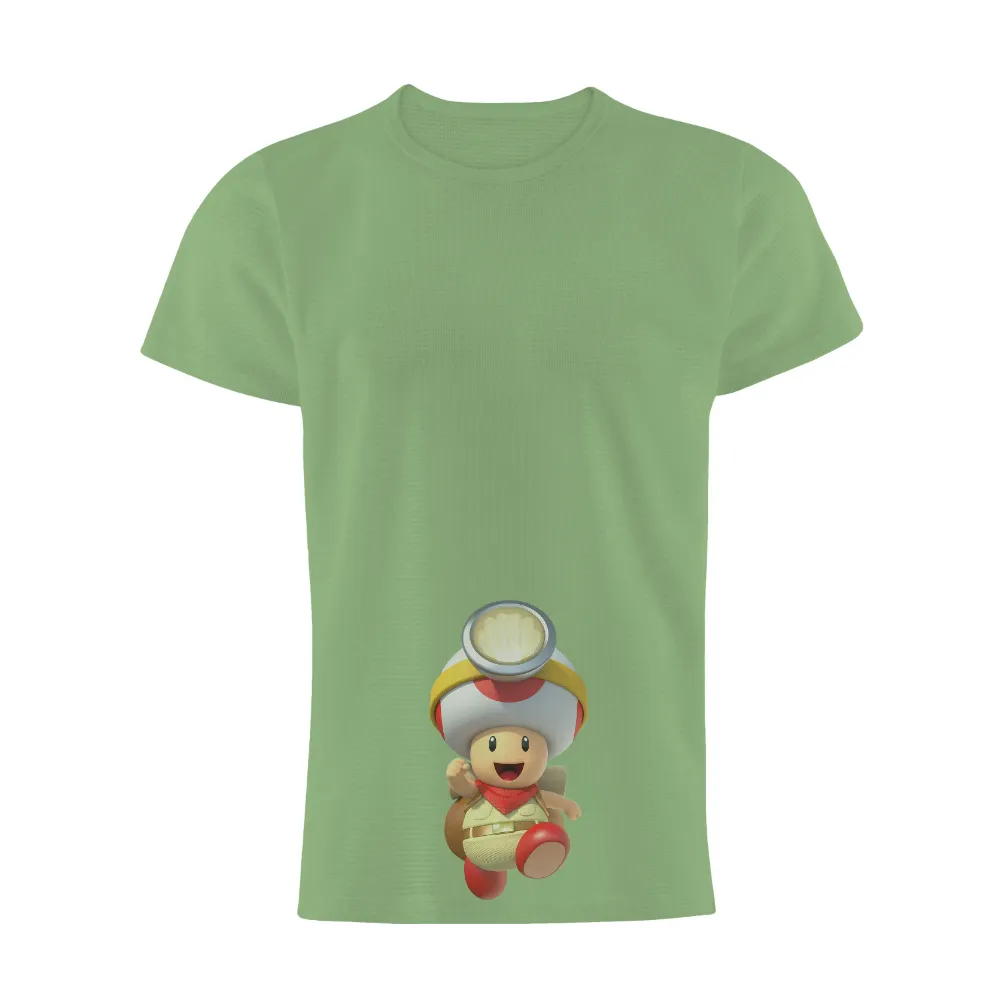 Toad Adventure TShirt Design - Explore with Joy|video game valentine shirt