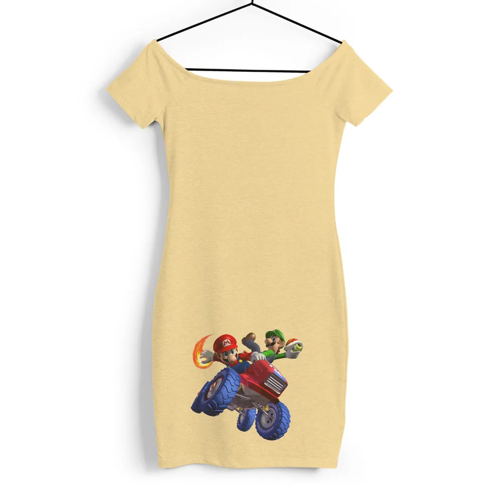 Tee Shirts Printed: Mario and Luigi Racing Adventure|mario father's day shirt