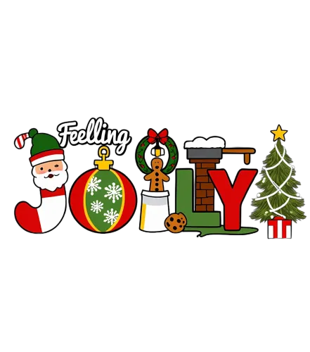 TShirt Printing: Feeling Jolly - Christmas Spirit