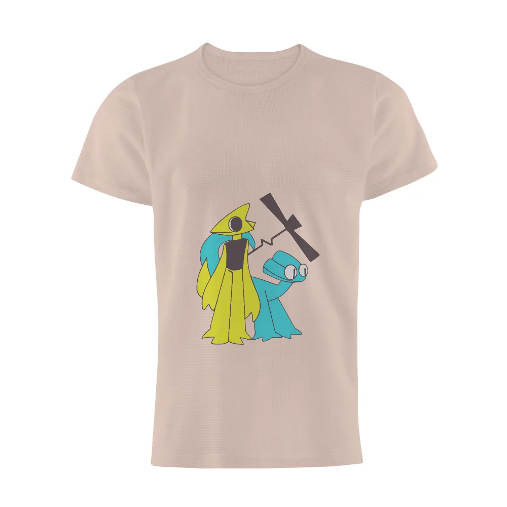 TShirt Design: Guardian and Explorer - Artistic Collaboration|pink t shirt in roblox