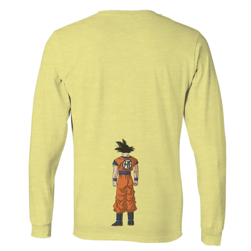 T-Shirts Design: Goku's Unyielding Spirit|men goku t shirt