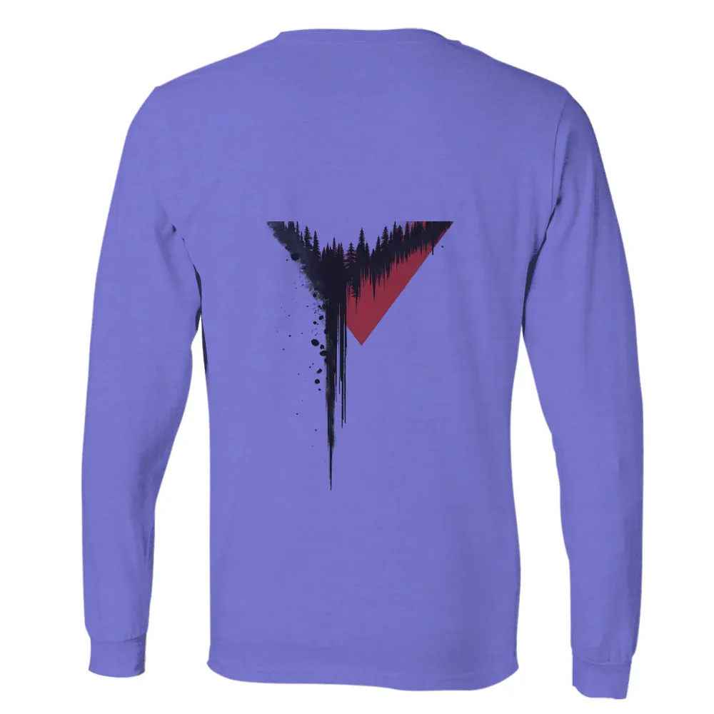 T-Shirts Custom: Red Triangle Strength & Determination| strength symbol