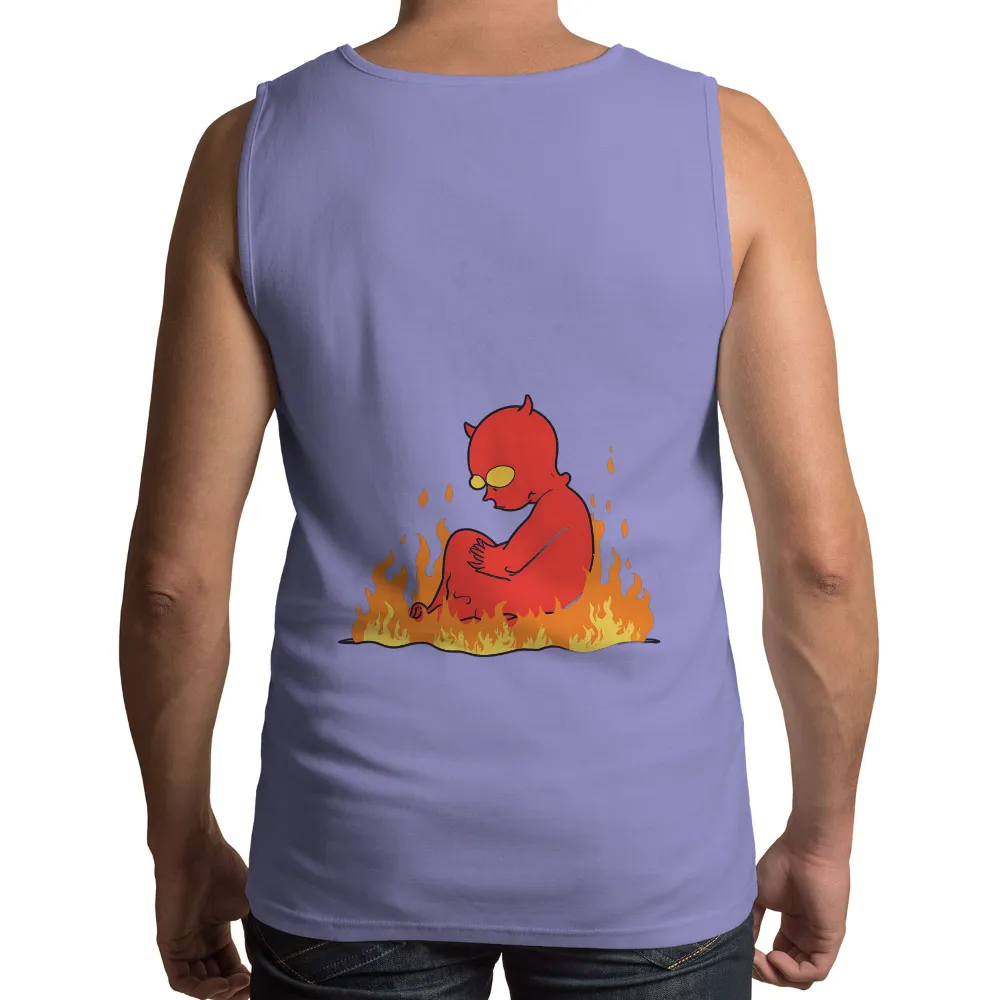 T-Shirts Design: The Flame - Solitude Amidst Fire|t shirt red hot chili peppers tour 2022