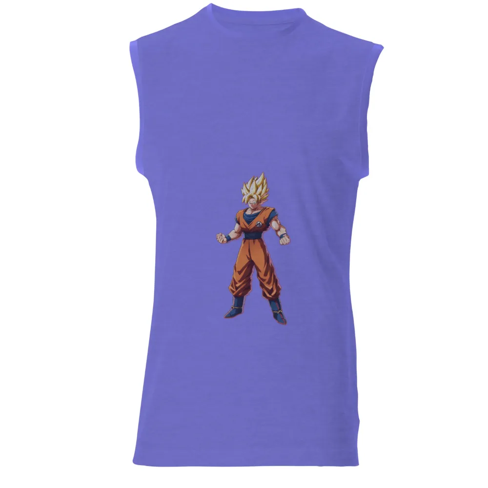 Custom Tee Shirts: Goku Super Saiyan - Anime Power|goku ripped pants