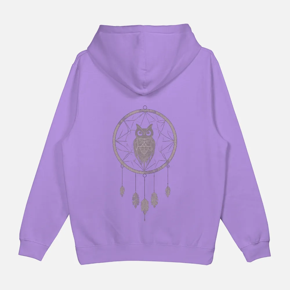 Vintage & Retro Wisdom: Dreamcatcher Owl Design|retro duck t shirts