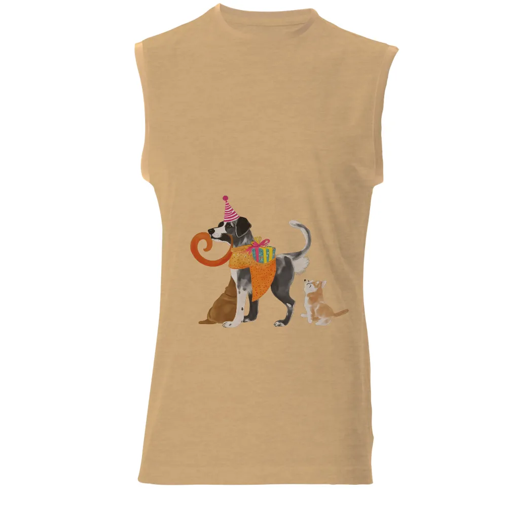 Tee Shirts Printed: Celebrate Friendship with Max and Whiskers|makes me want a hot dog shirt