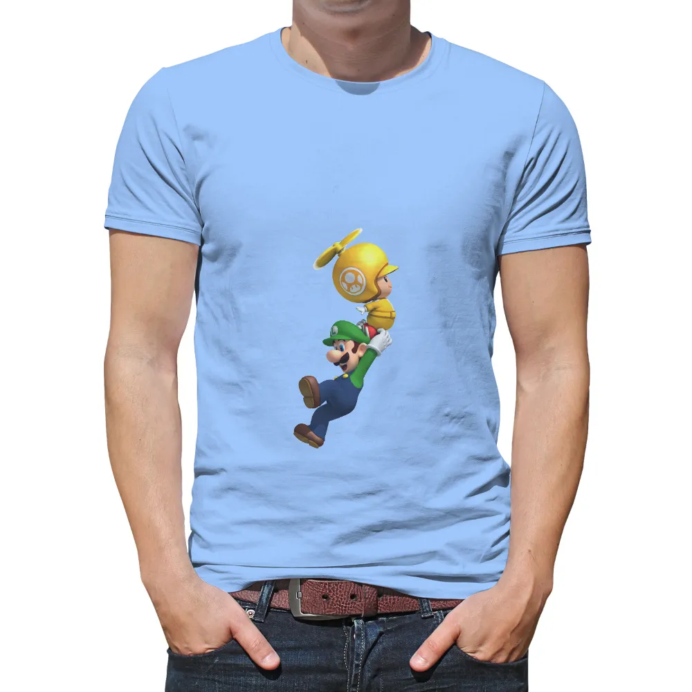 T-Shirts Design: Luigi & Toad - Friendship and Adventure|adventure time dancing with monsters shirt