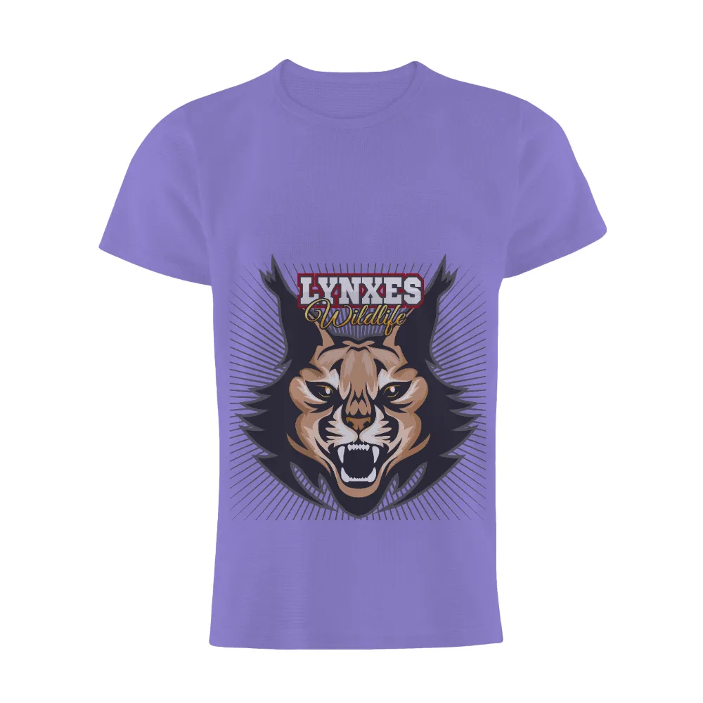 Custom Tee Shirts: Lynxes Wildlife - Celebrate Nature's Strength|wildlife t shirt online