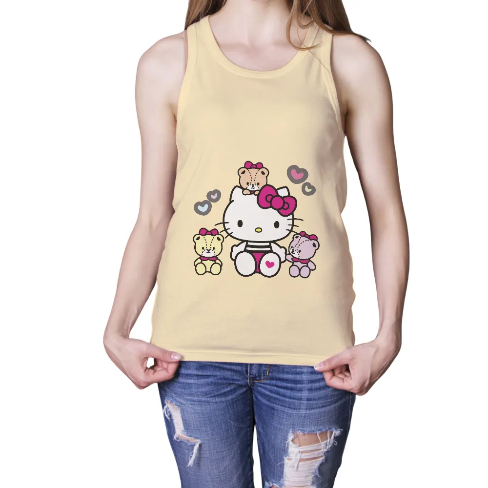 Shirts Graphic Tees: Hello Kitty and Friends in Love|valentine love shirts