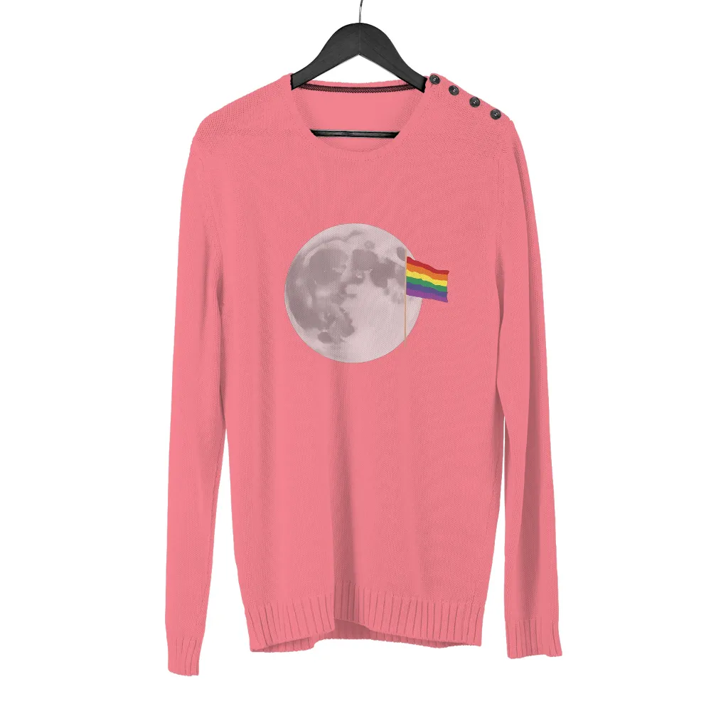 Customized Tee Shirts: Moon Pride - Unity and Diversity Under the Lunar Sky|miami heat pride shirt