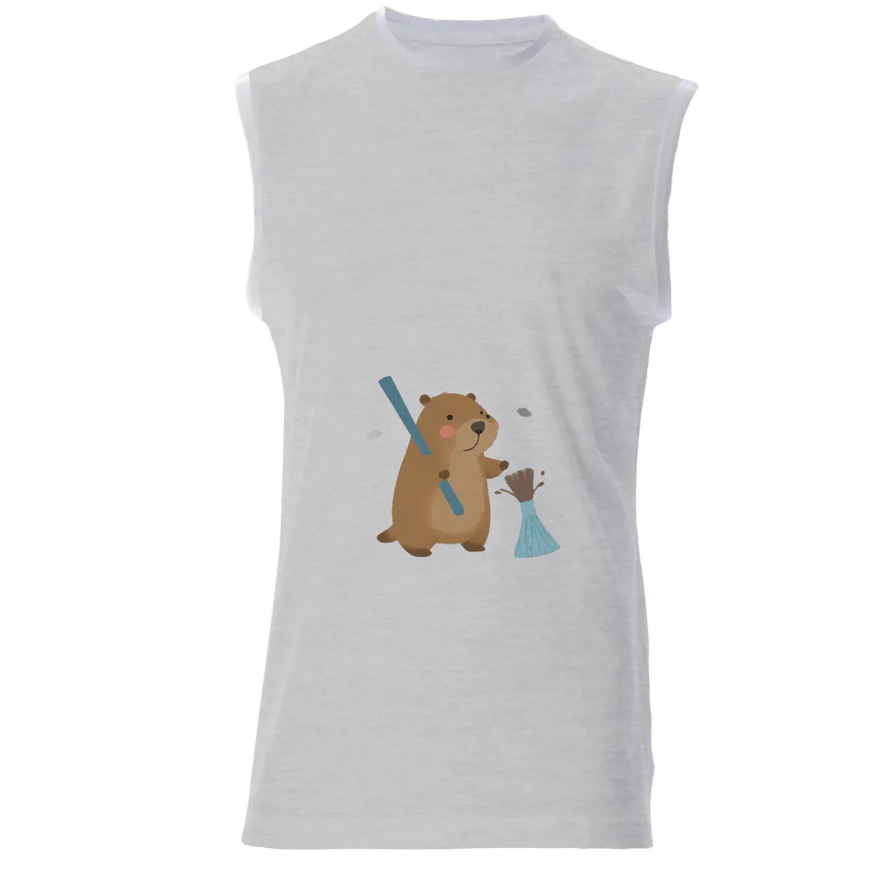 Bruno the Bear: T-Shirts Pattern of Responsibility and Care|mardi gras cute shirts