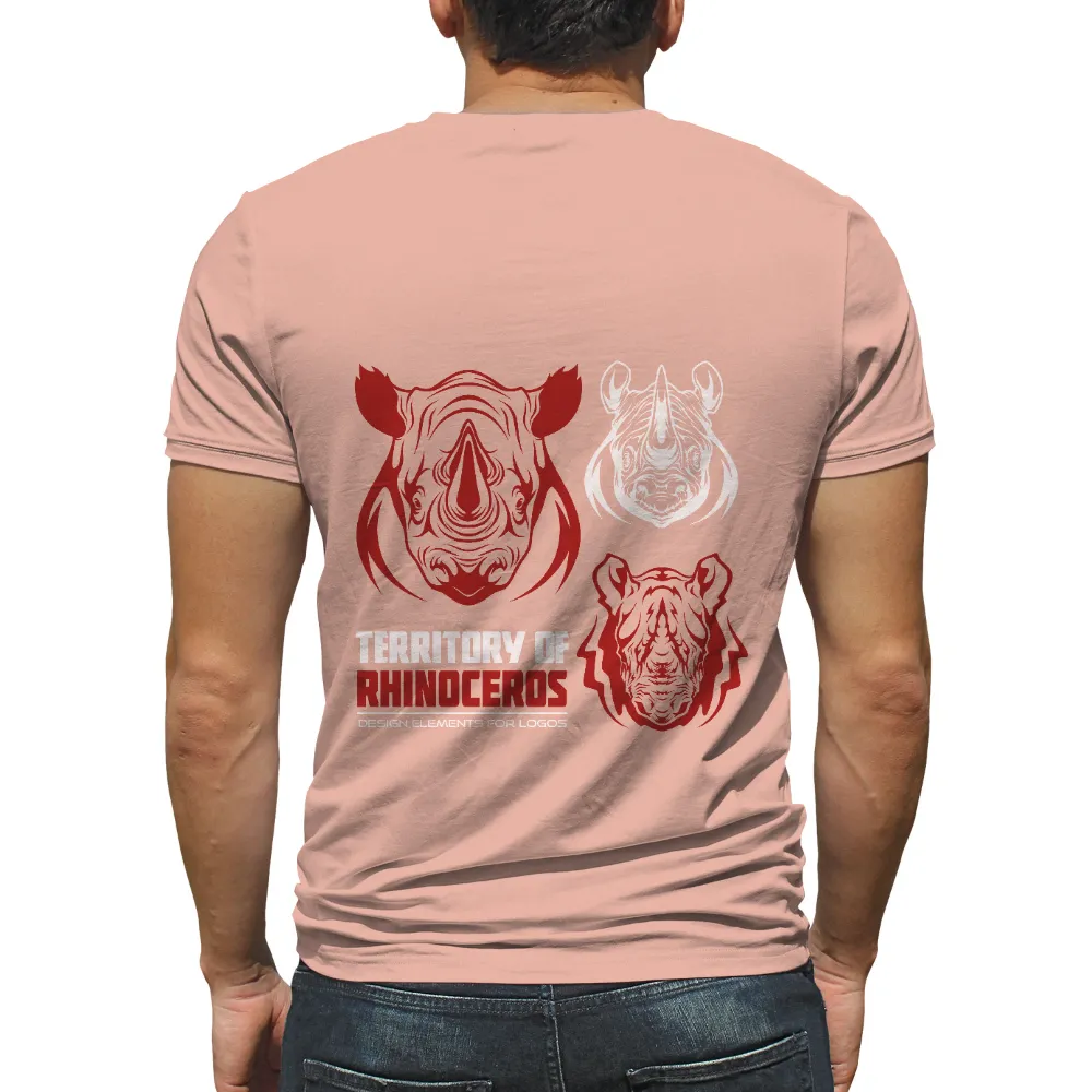 Customized Tee Shirts: Tribute to Rhinoceros - Strength and Resilience|the timeless art of seduction t shirt