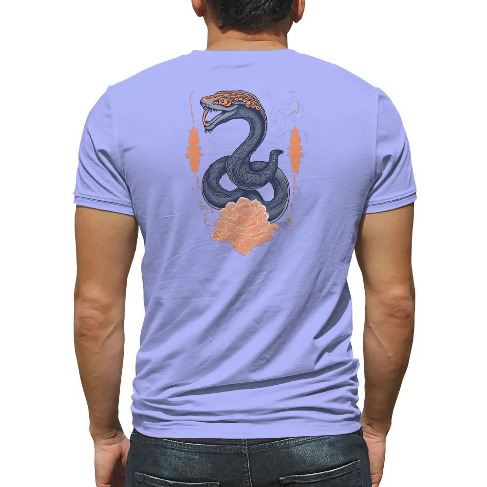 Tee Shirt Printing: Serpent of Wisdom - Mythical Creature Art|club giv mythology summer shirt