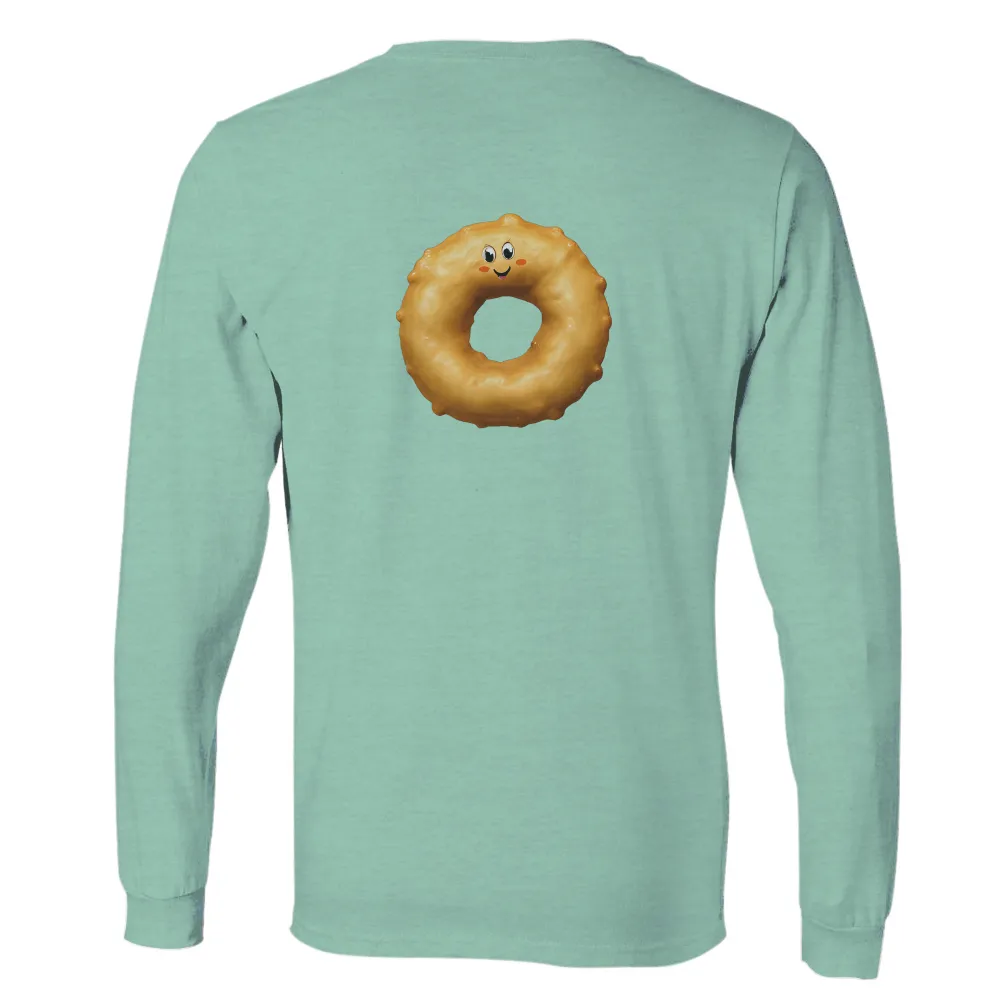 Graphic Tees: Cheerful Glazed Donut - Whimsical and Playful Design|nostalgia t shirts online