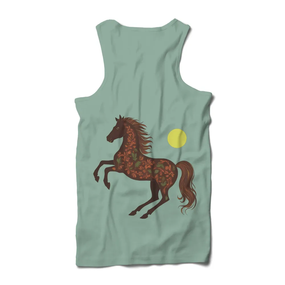 Shirts Graphic Tees: Horse of Nature - Artistic Design|life is good shirts for father's day