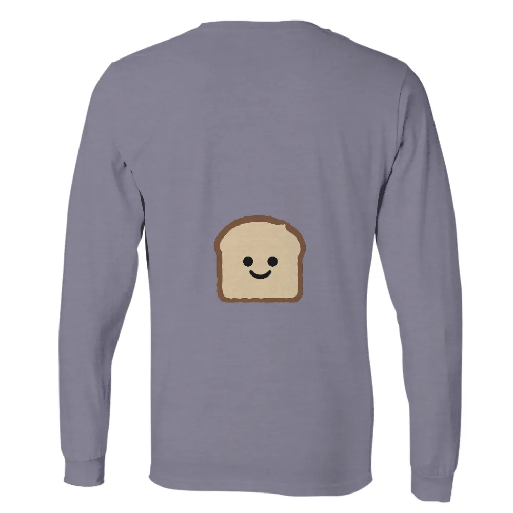 T-Shirts Design: Smile Bread - A Slice of Happiness|a fun thing to do in the morning shirt