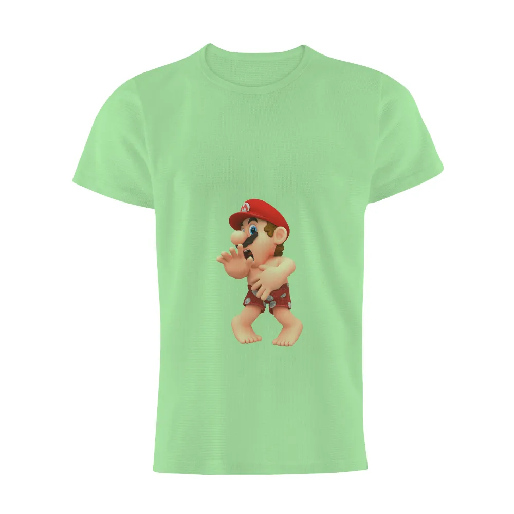 T-Shirts Design: Mario's Secret Life - Gaming Humor|super mario valentines day shirt