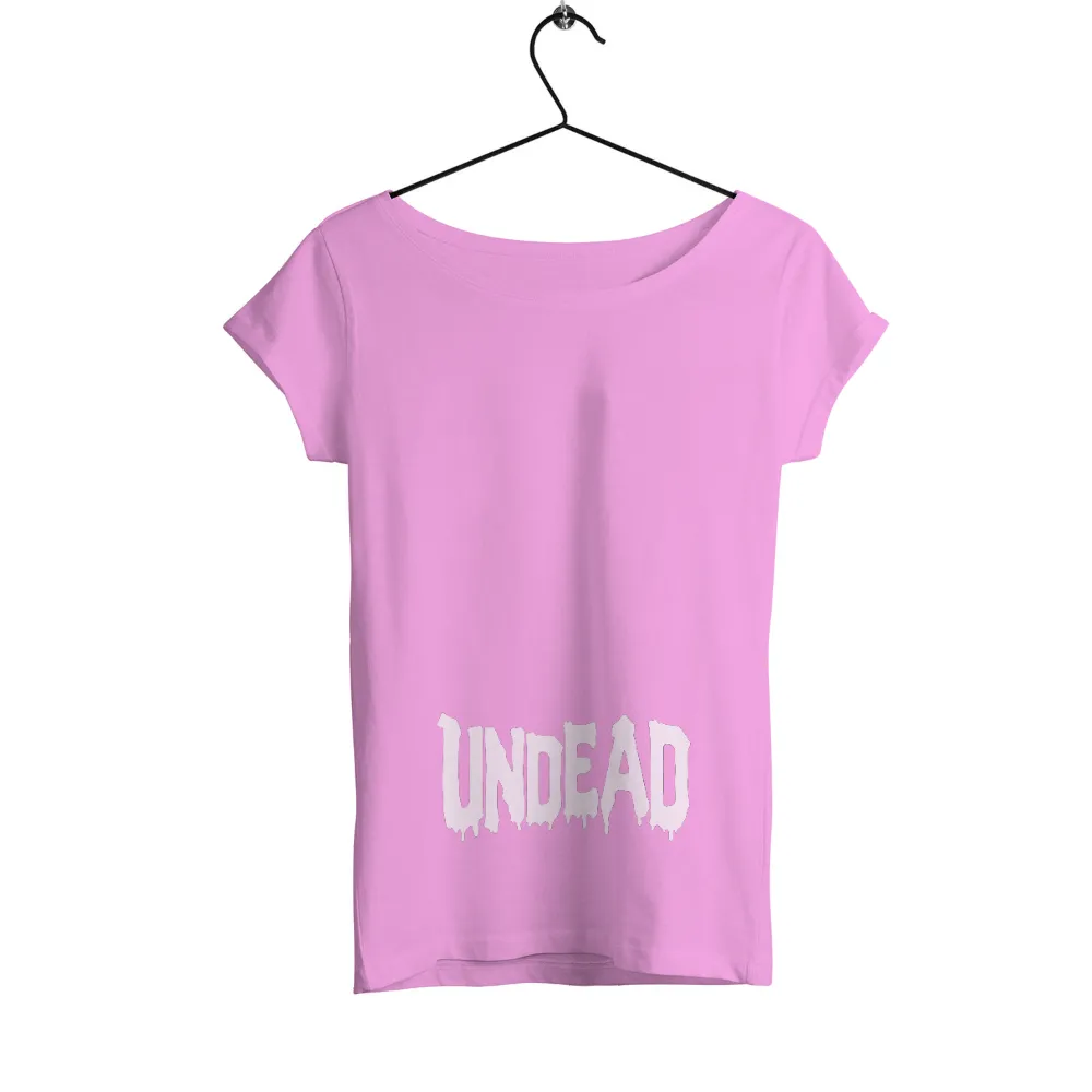 Custom Undead Horror Design with Dripping Font|supernatural limited edition shirt