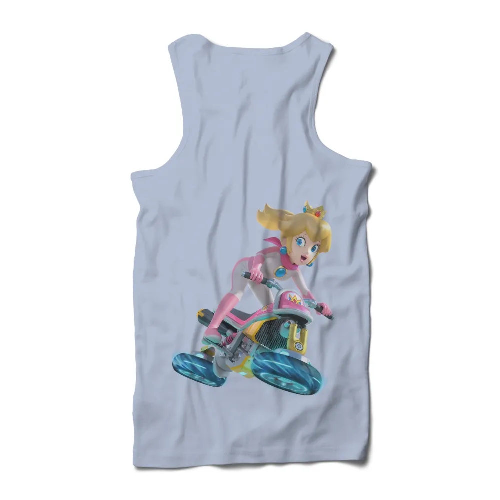 Shirts Graphic Tees: Racing Princess on Futuristic Motorcycle|rainbow motorcycle t shirt roblox