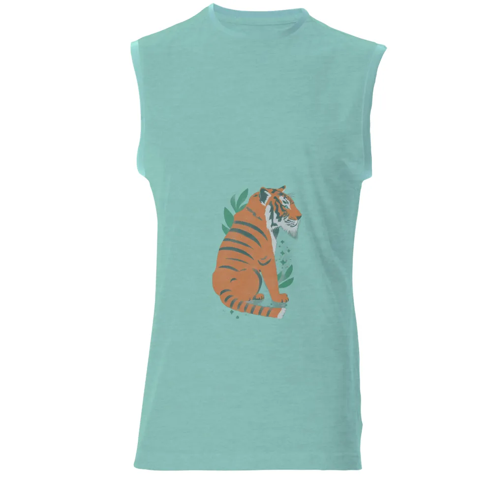 Majestic Tiger Artwork: Wildlife, Nature, and Strength Embodied|wildlife t shirt online