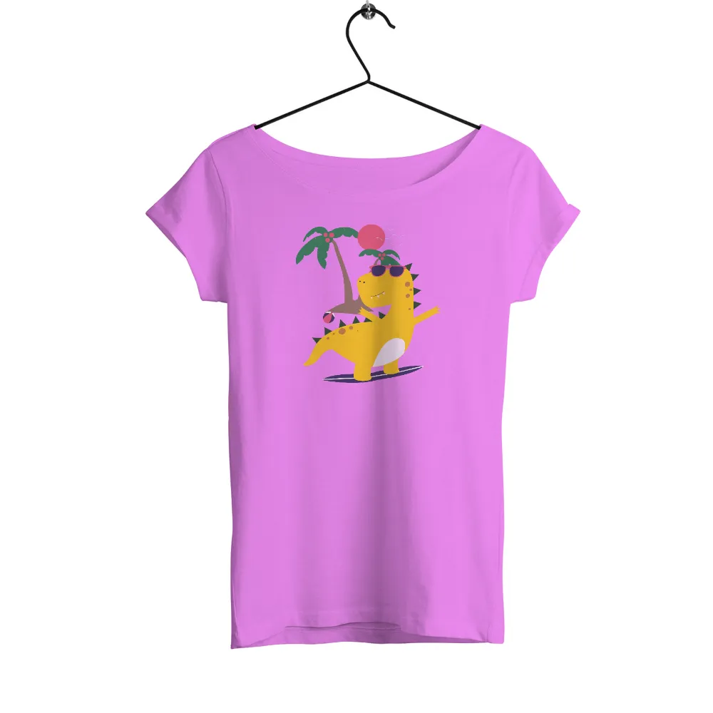 Customized Tee Shirts: Surfing Dino - Experience the Joy of Freedom|freedom march t shirt