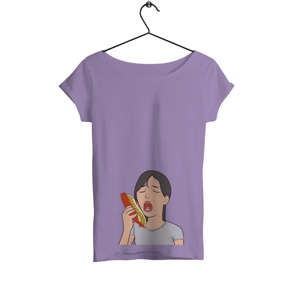 Tee Shirts Printed: Hot Dog Delight | Funny & Quote T-Shirts| city street vibe