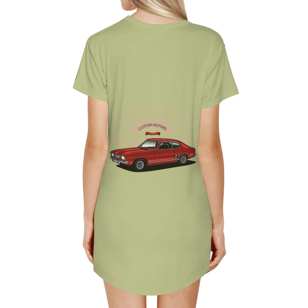 Customized Tee Shirts: Ride the Classic, Vintage Motors Hit the Road|adventure time dancing with monsters shirt