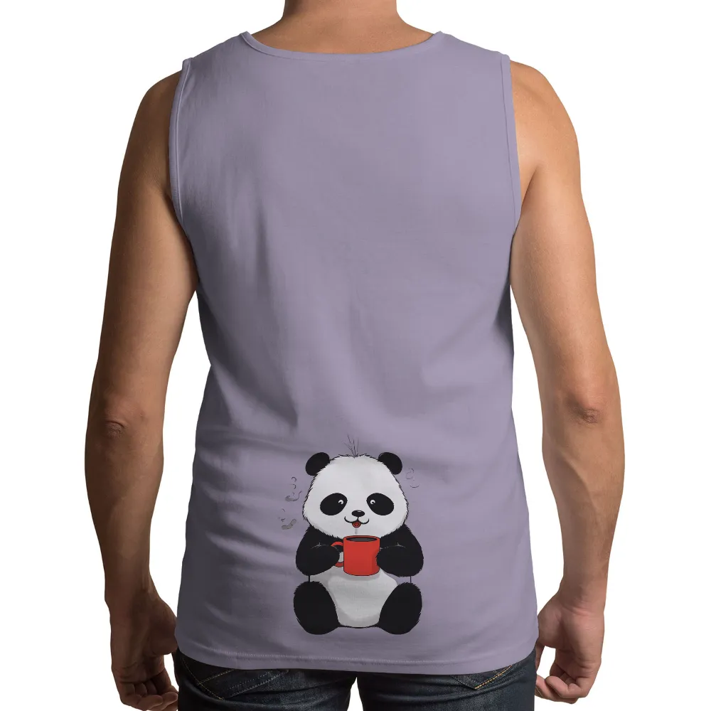 Graphic Tees: Pandy's Morning Coffee - Cute Panda Design|jubilee t shirt design