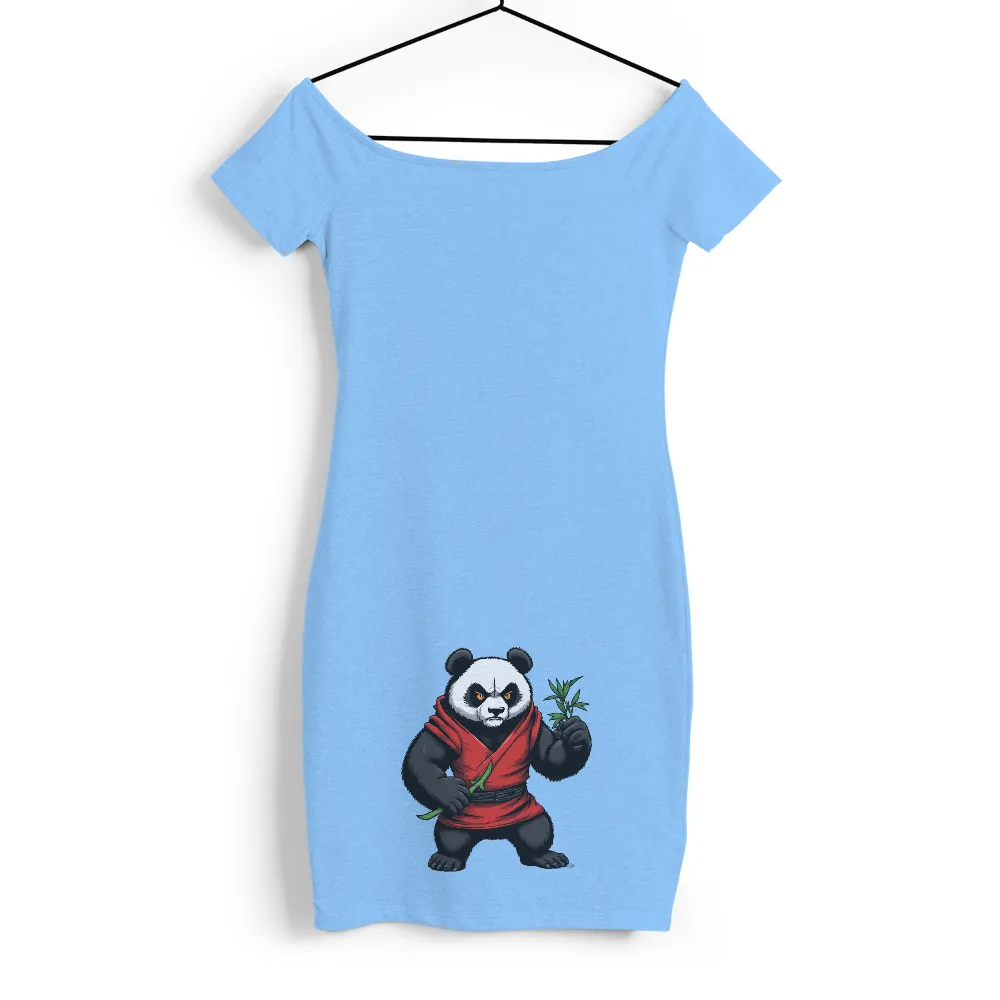 Custom Tee Shirts: Warrior Panda | Martial Arts, Strength & Cultural Significance| Bamboo shoot panda