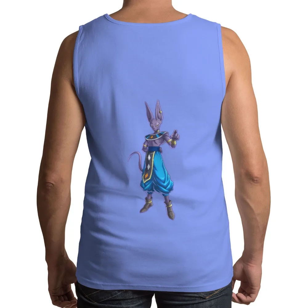 T-Shirt Printing: Anime Power - Beerus from Dragon Ball|mr po dragon ball