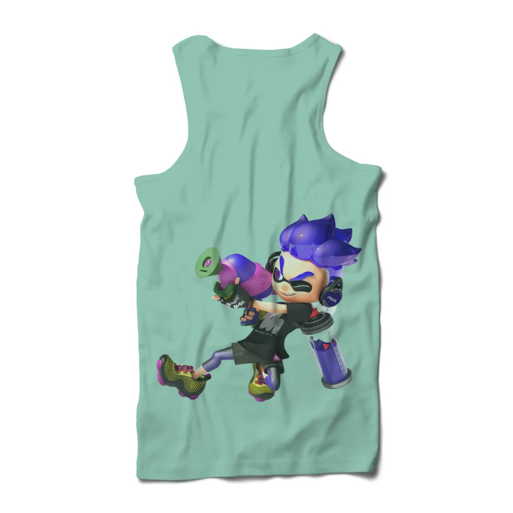 Shirts Graphic Tees: Inkling from Splatoon - Gaming Culture Tee|clown shirt splatoon 3