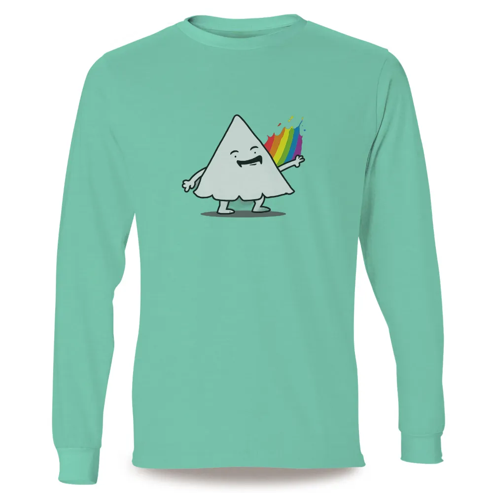 Shirts Graphic Tees: Trixie the Rainbow Triangle|happy rainbow t shirt