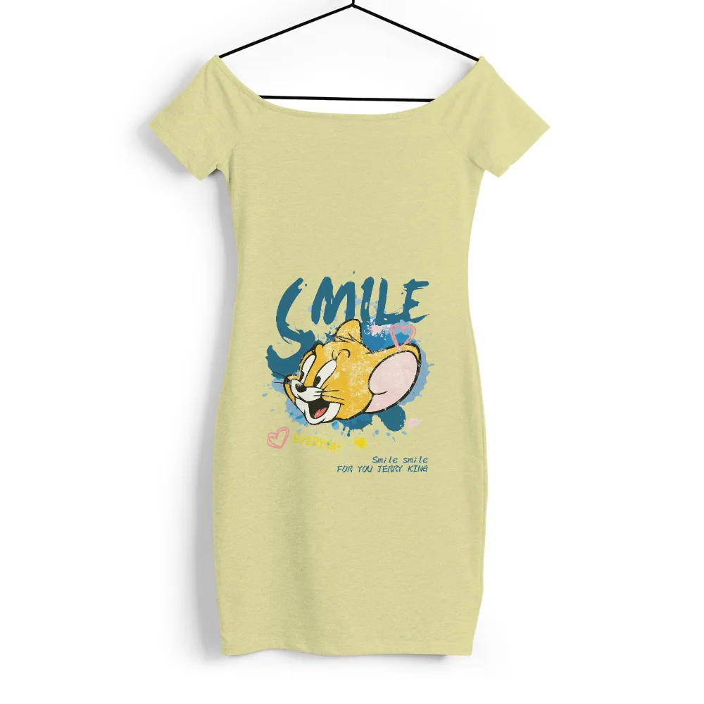 Tee Shirts Printed: Smile Everyday with Classic Cartoon Character|selfish with my time and energy shirt