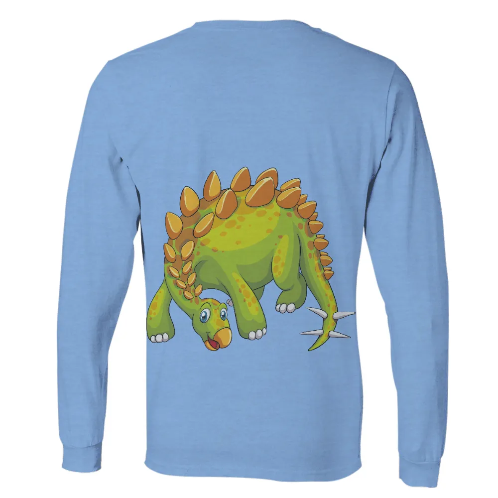 TShirt Printing: Spike the Playful Stegosaurus - Dinosaur Adventure|there's always tomorrow dinosaur shirt