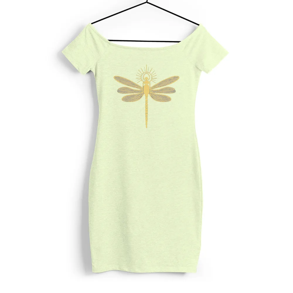 Shirts Graphic Tees: Dragonfly Transformation - Artistic Design|red wings capfriendly