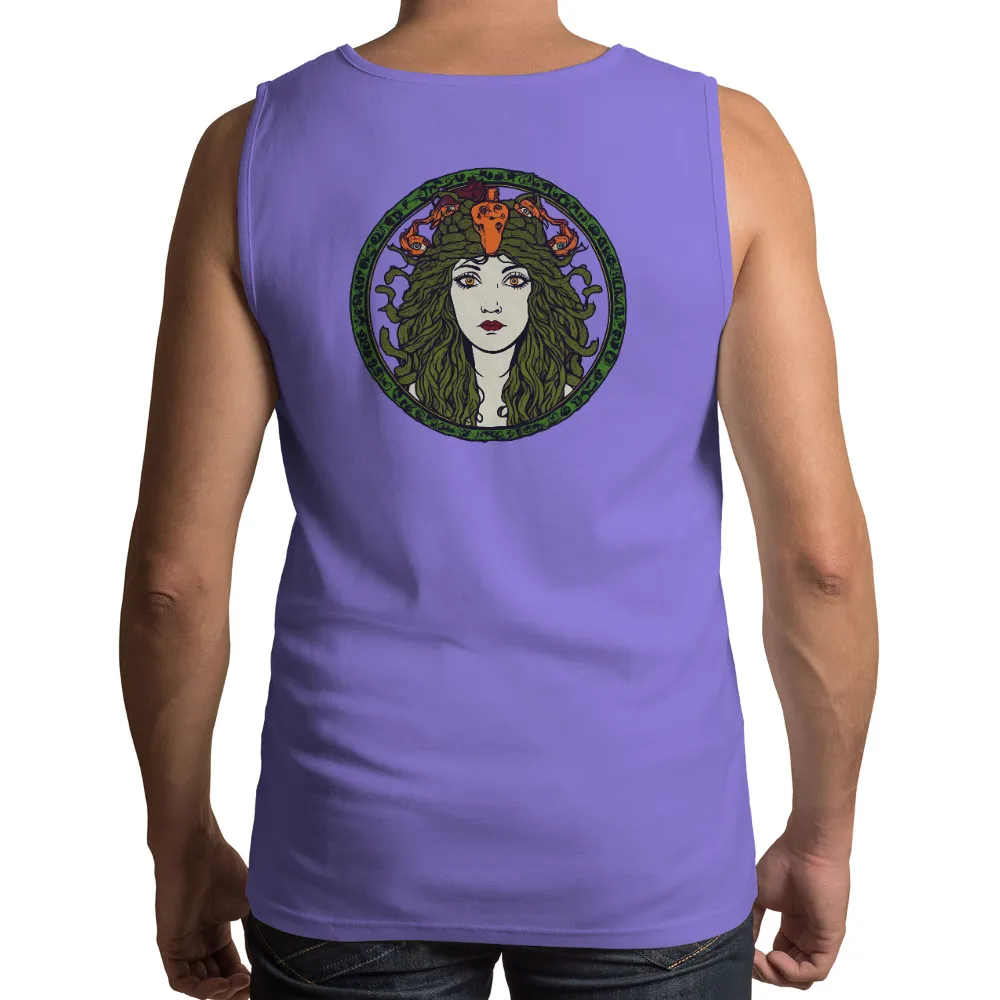 T-Shirts Pattern: Medusa's Alluring Danger|club giv mythology summer shirt