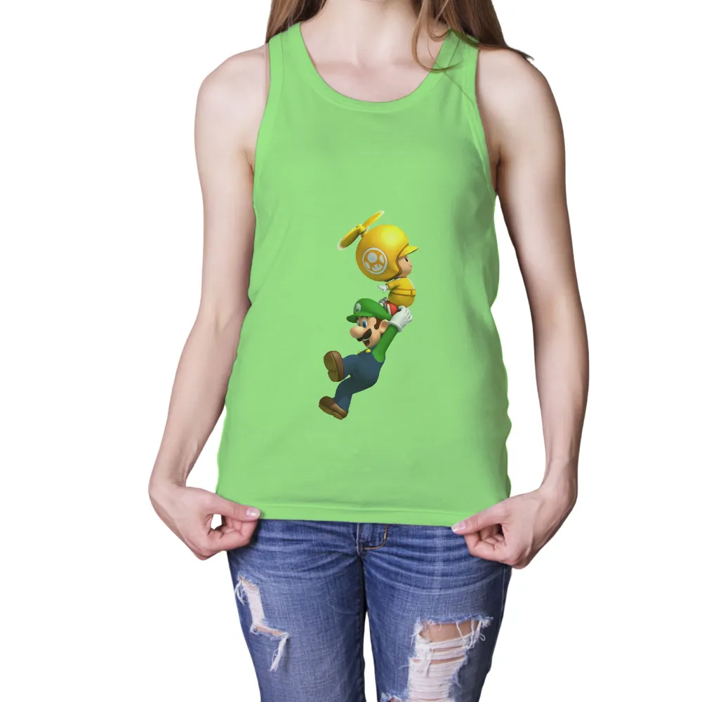 T-Shirts Design: Luigi & Toad - Friendship and Adventure|support local bees t shirt