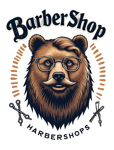 Tee Shirts Printed: Boris the Barber Bear - Vintage & Retro Tees