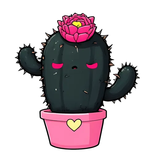 Custom T-Shirt Printing: Prickles - A Cactus Character with Heart