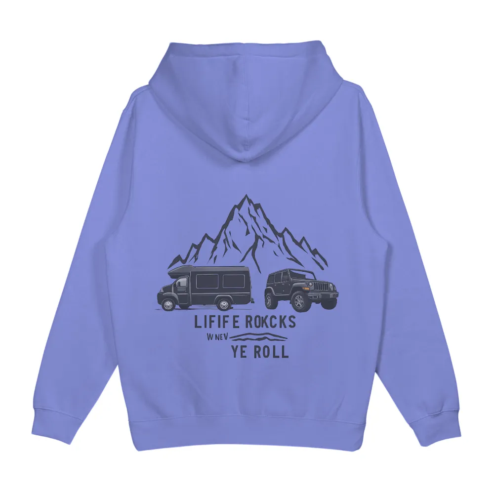 T-Shirts Custom: Life Rocks When We Roll - Adventure & Travel|enes freedom t shirt