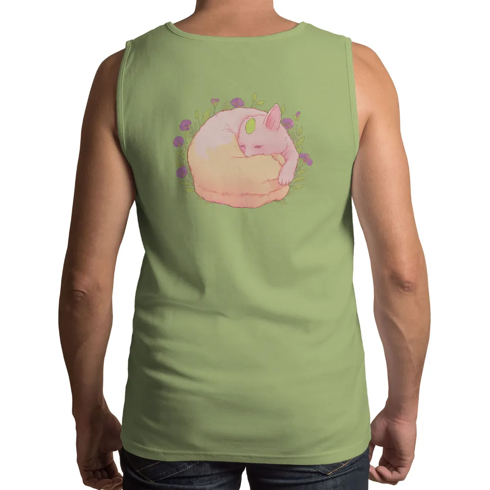 Pastel Cat Tranquility Graphic: Embrace Serenity and Comfort|comfort colors 4th of july shirt