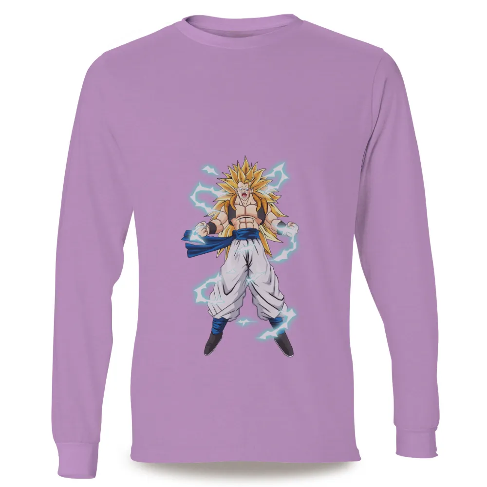 Custom T-Shirt Printing: Gogeta Power Up - Anime Fans|art t shirt design vintage