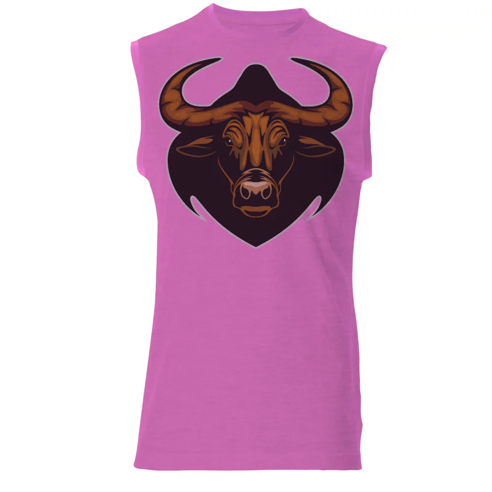 Shirts Graphic Tees: Bull Power - Strength and Resilience|new design shirt 2022