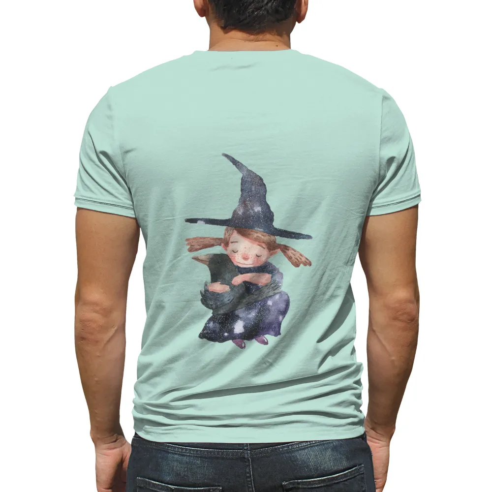 T-Shirt Printing: Celestial Witch and Her Raven Companion|orlando magic winning streak t shirts