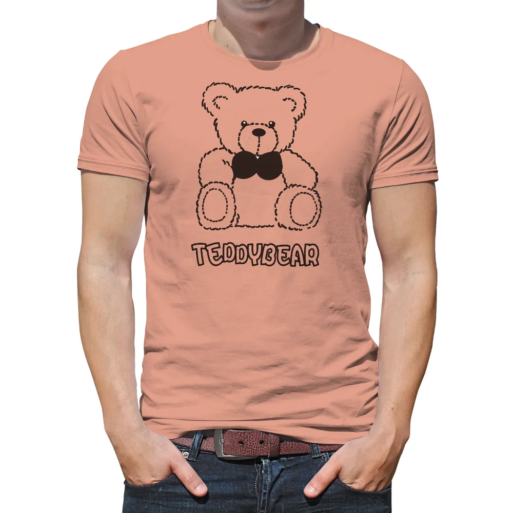 Custom T-Shirt Printing: Pixel Art Teddy Bear - Nostalgia and Comfort|bleaching comfort colors