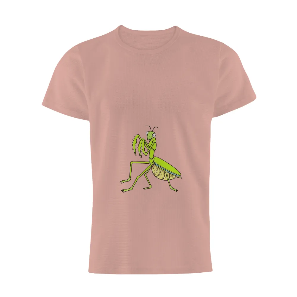 TShirt Design: Wise Mantis Zephyr - Artistic Insect Wisdom|weekday journey shirt