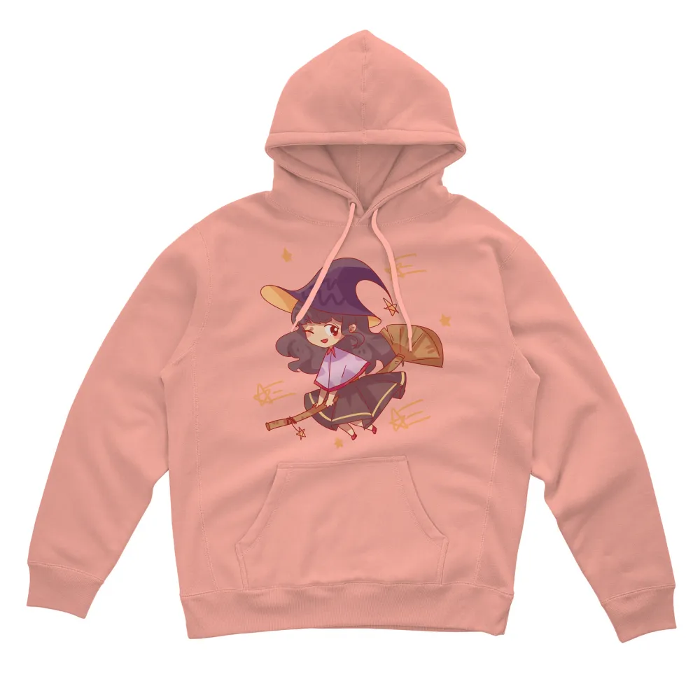 TShirt Design: Luna the Whimsical Witch|cute shirts for easter