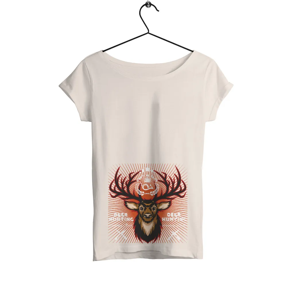 Customized Tee Shirts: Deer Hunting Hobby Club - Nature, Honor, Community|bear plus deer beer t shirt