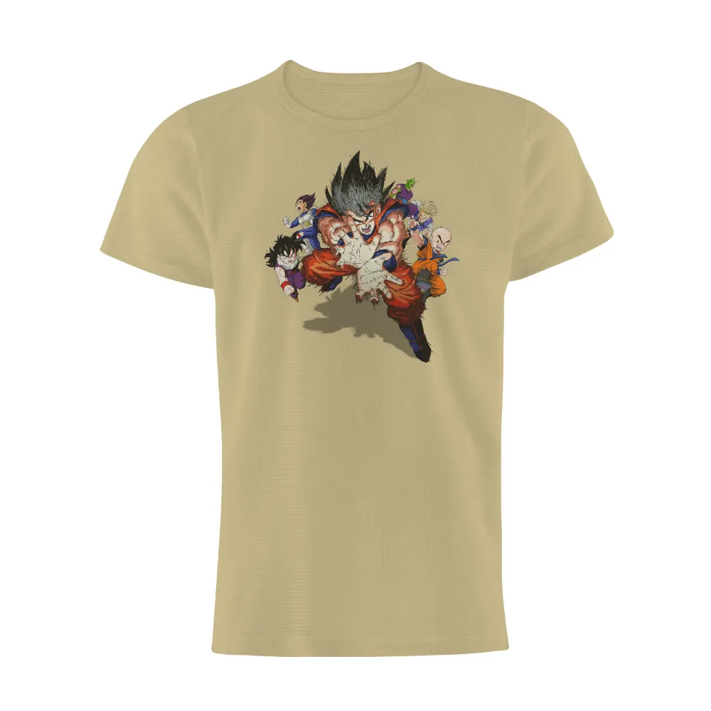 Custom T-Shirt Printing: Dragon Ball Warriors in Action|warriors caricature shirt 2022